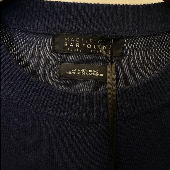 Maglificio Men's Navy Sweater. Cashmere & Wool blend - Picture 4 of 6